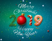 Screenshot №1 pro téma Merry Christmas and Happy New Year 2019 220x176