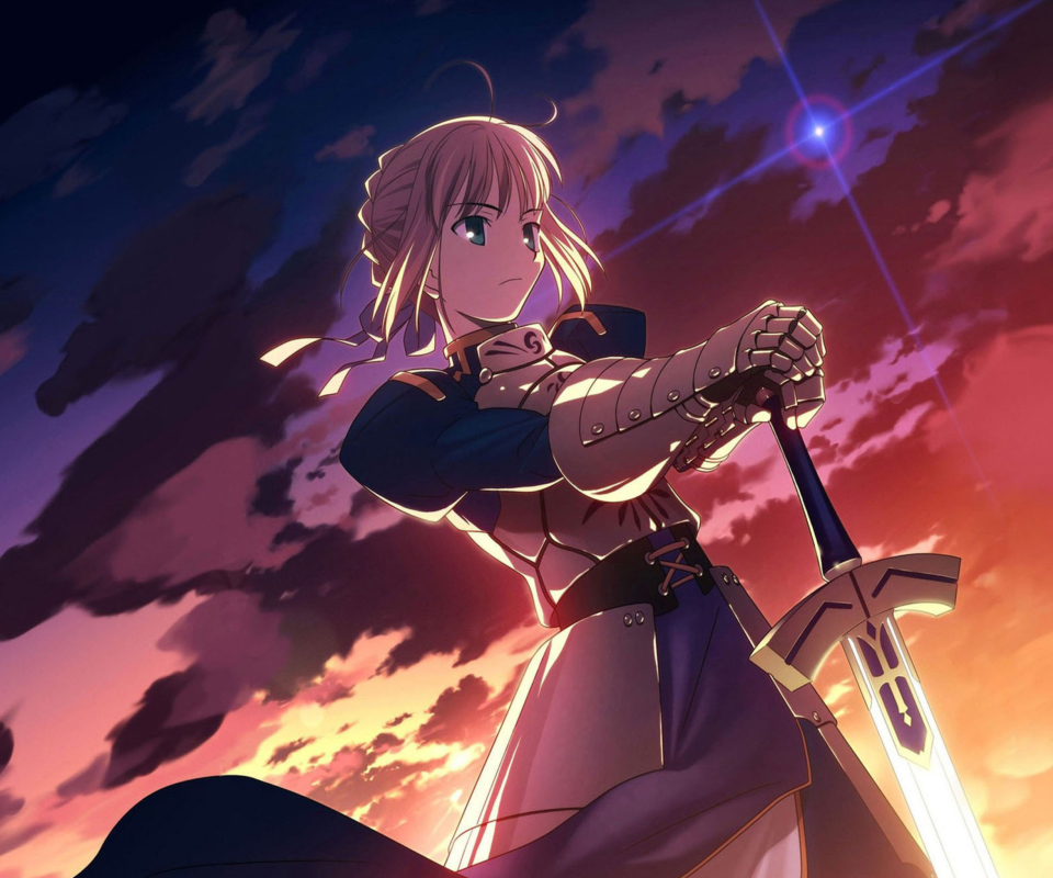Saber from Fate/stay night wallpaper 960x800