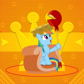 Free My Little Pony Orange Wall Picture for iPad mini 2