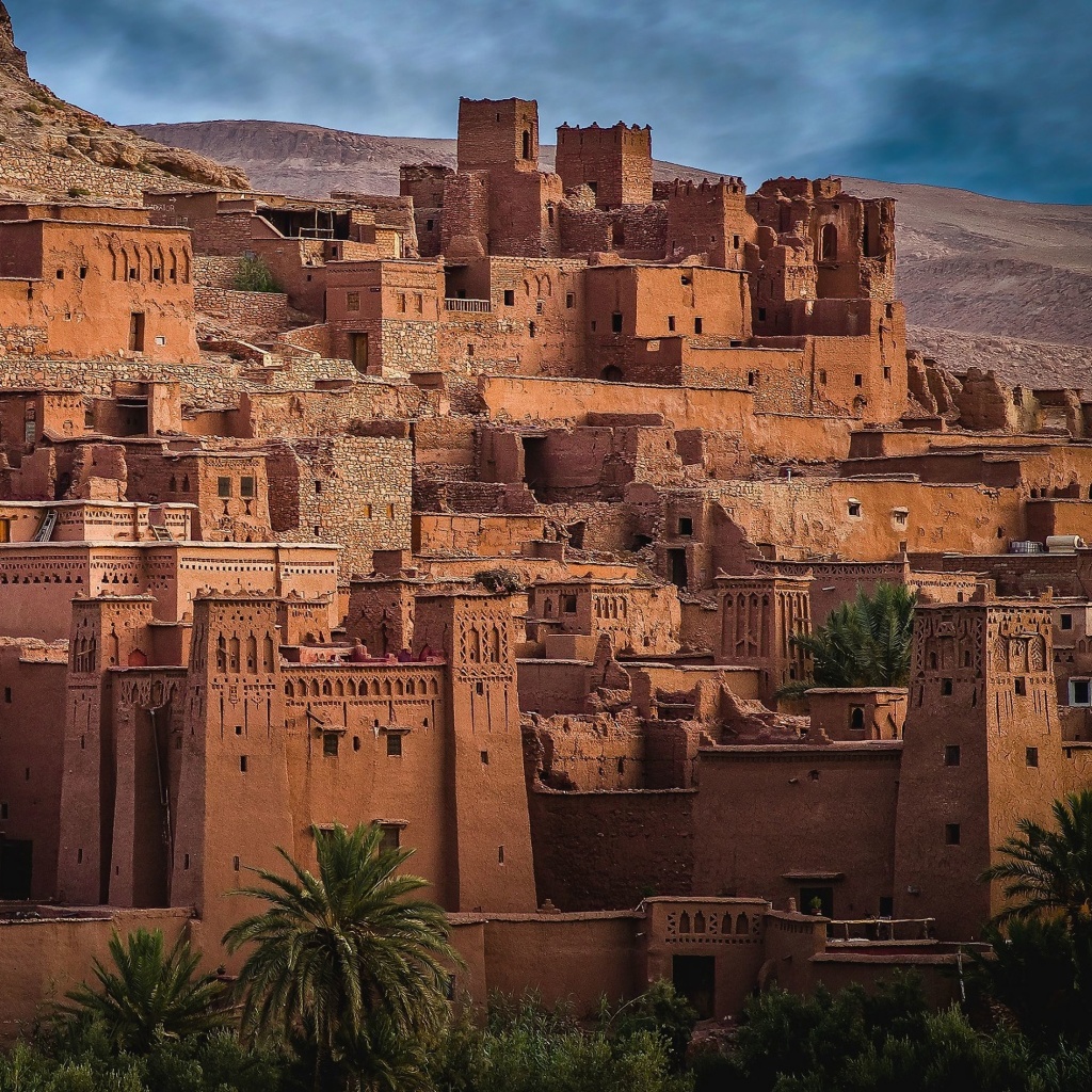 Das Morocco Castle Wallpaper 1024x1024