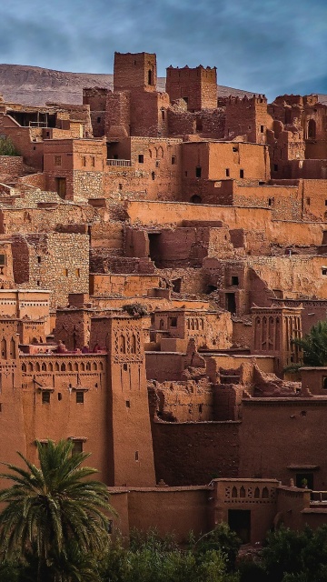 Fondo de pantalla Morocco Castle 360x640