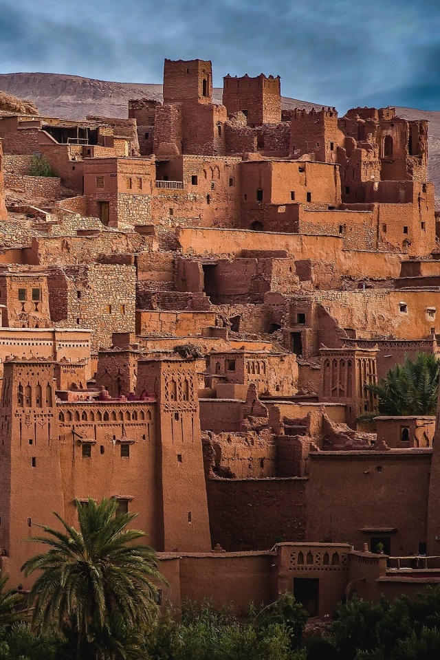Fondo de pantalla Morocco Castle 640x960