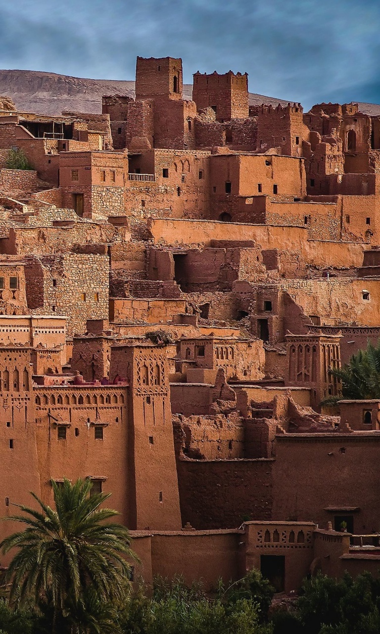 Das Morocco Castle Wallpaper 768x1280