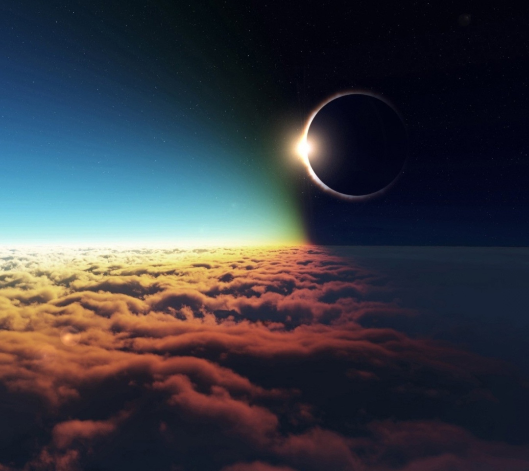 Fondo de pantalla Eclipse 1080x960