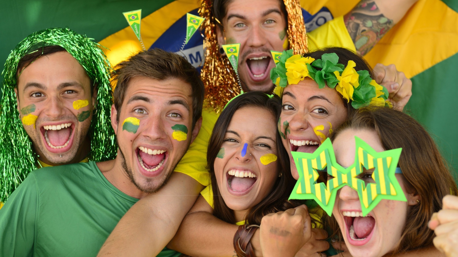 Sfondi Brazil FIFA Football Fans 1600x900