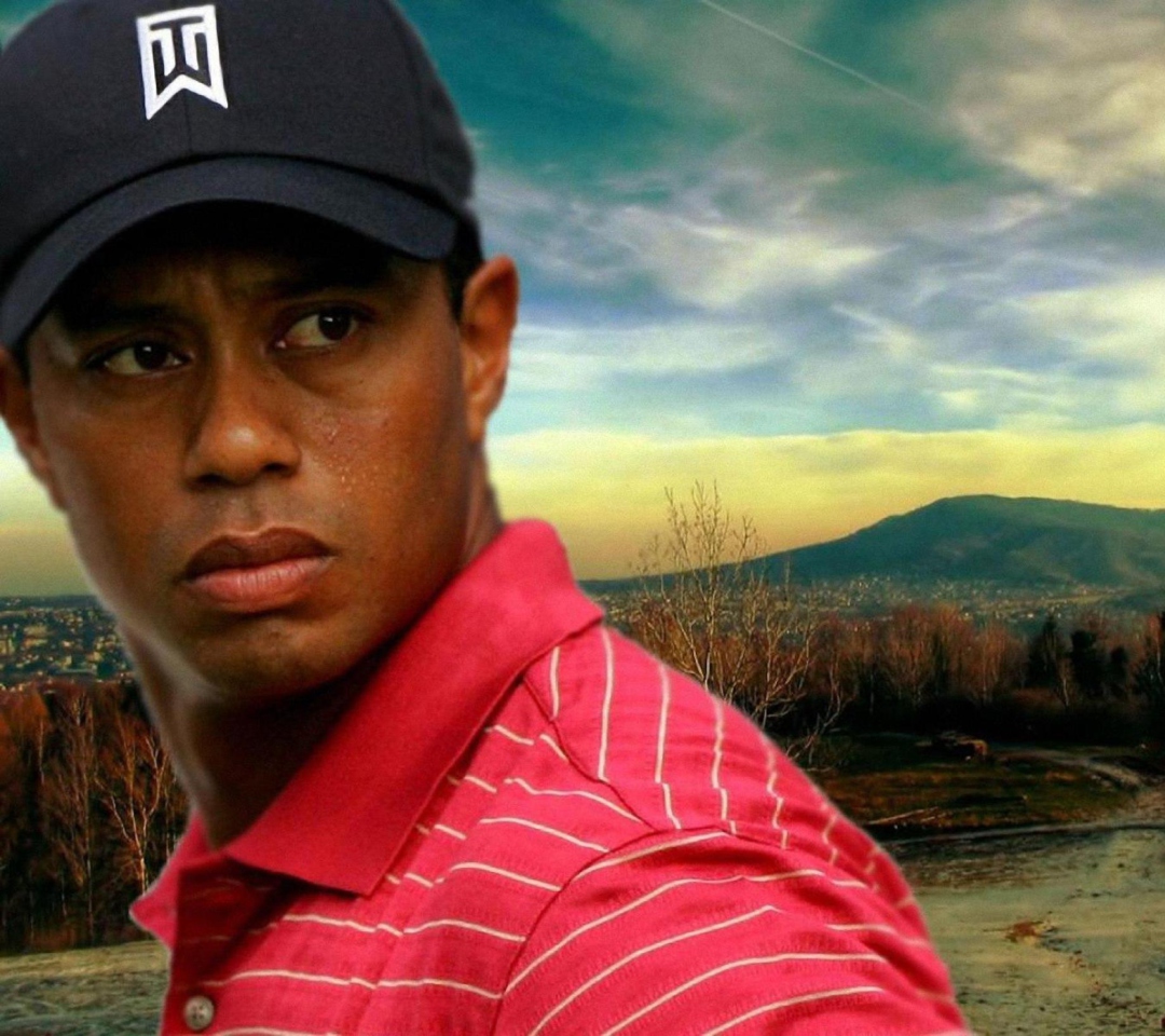 Fondo de pantalla Tiger Woods 1080x960