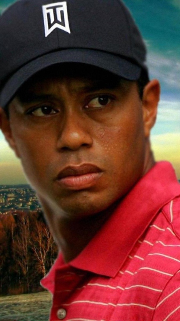 Fondo de pantalla Tiger Woods 360x640