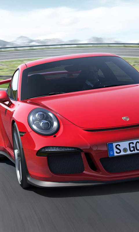 Screenshot №1 pro téma Porsche 911 GT3 480x800