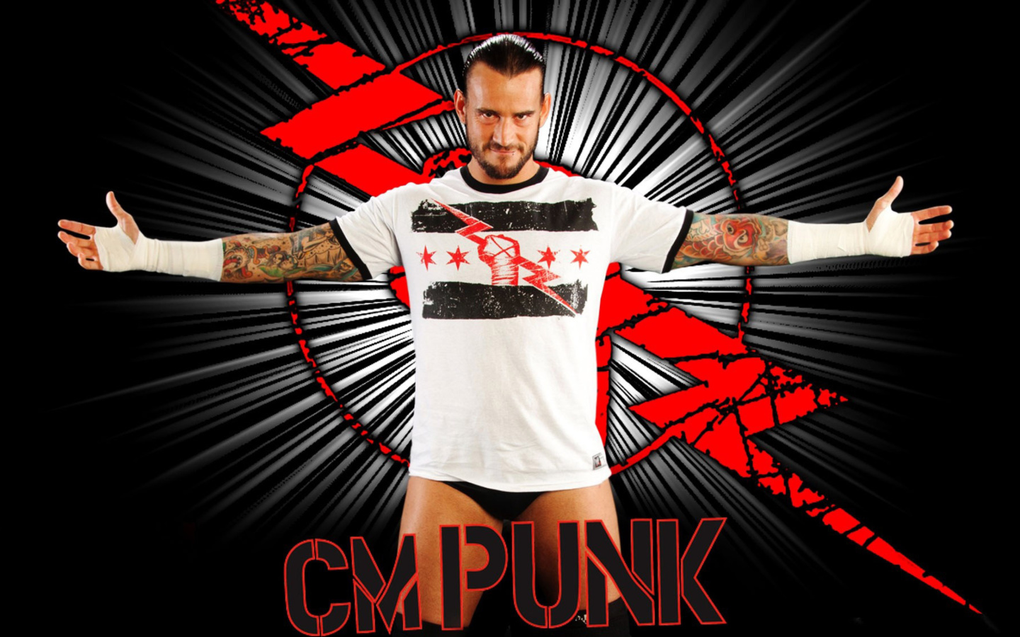Обои WWE CM Punk 1440x900