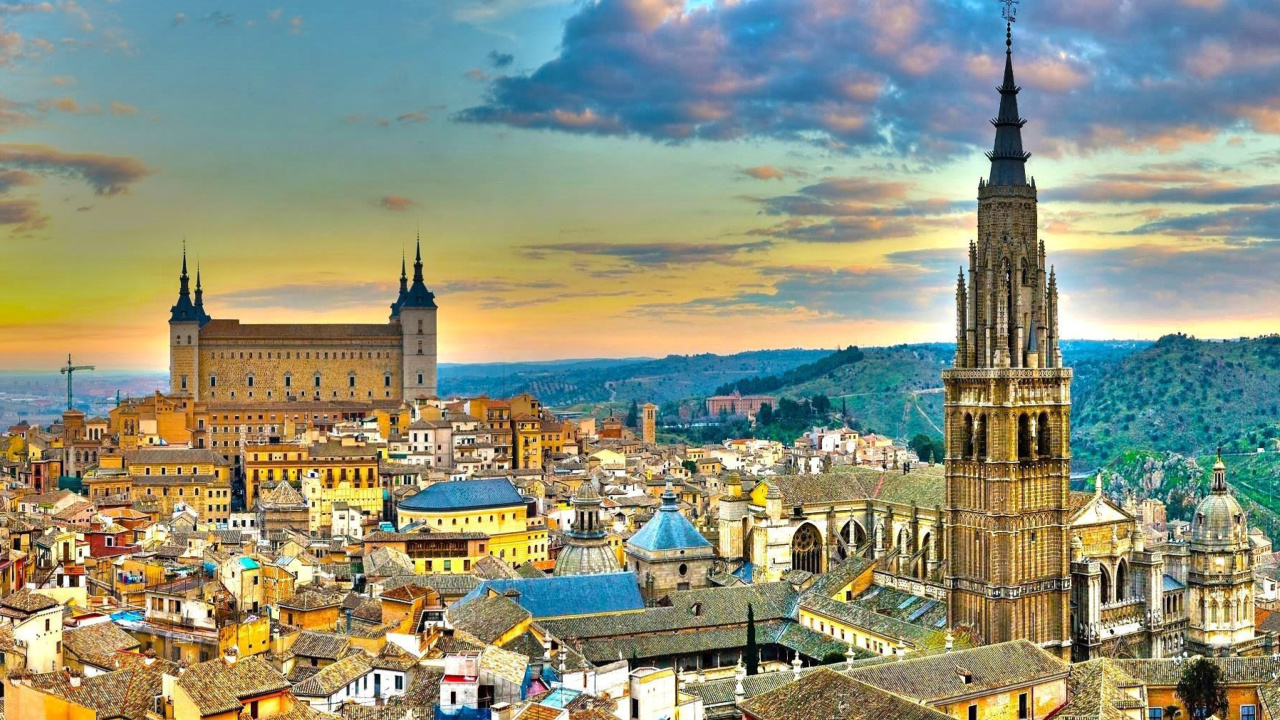 Fondo de pantalla Toledo Spain 1280x720