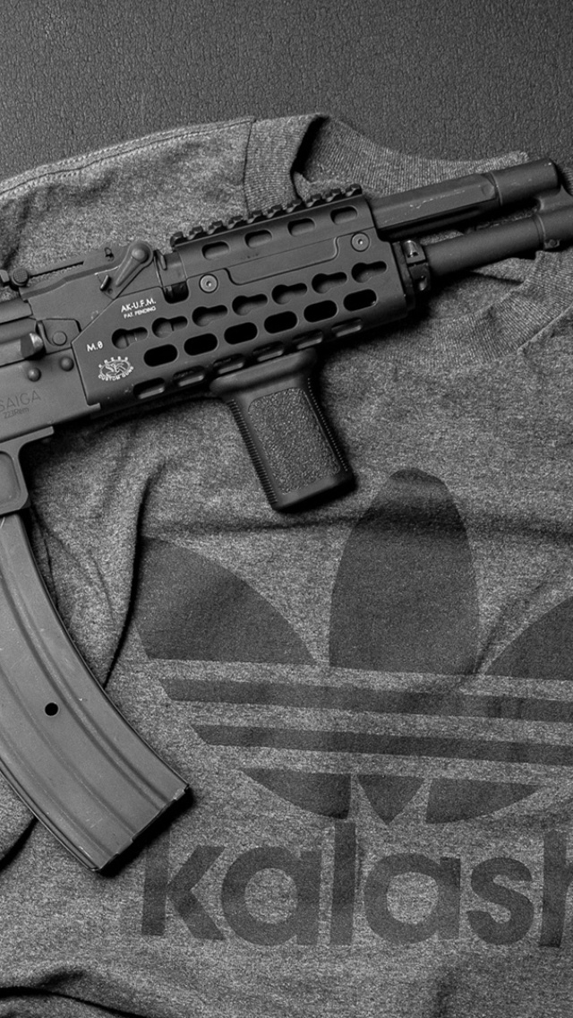 Fondo de pantalla Ak 47 Kalashnikov 640x1136