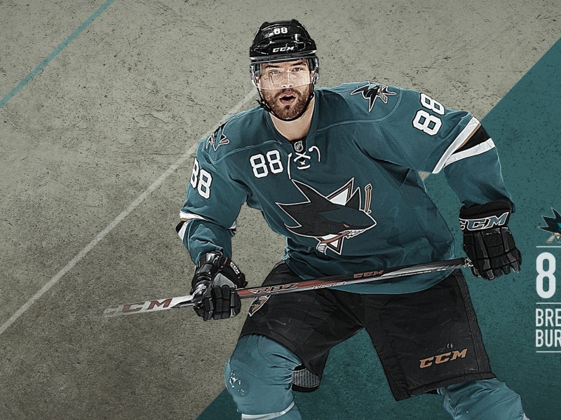 Sfondi Brent Burns from San Jose Sharks 800x600