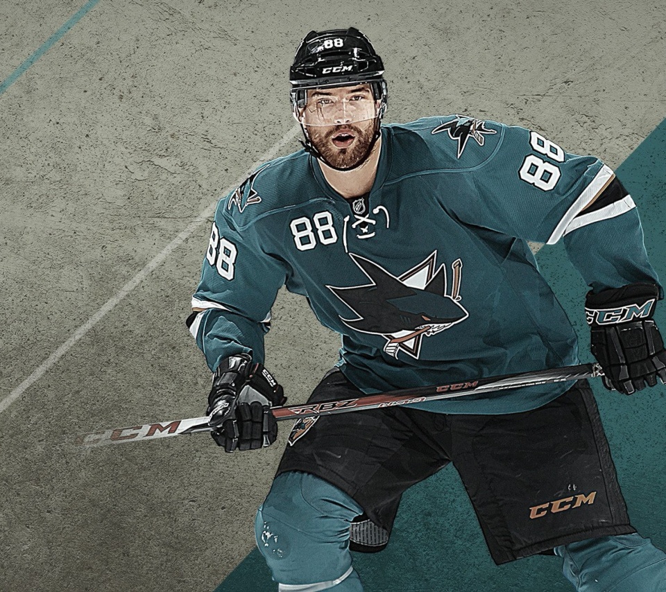 Sfondi Brent Burns from San Jose Sharks 960x854