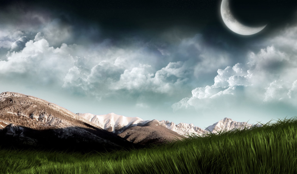 Screenshot №1 pro téma 3D Moon Landscape Photography 1024x600