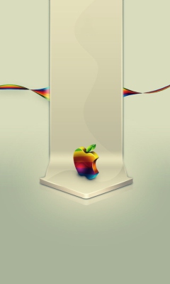 Fondo de pantalla Apple Logo 240x400