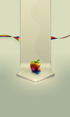 Screenshot №1 pro téma Apple Logo 240x400