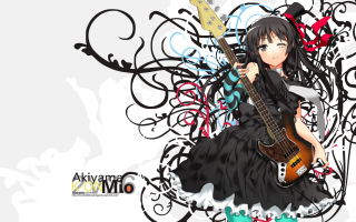 Mio Akiyama Wallpaper for Android, iPhone and iPad