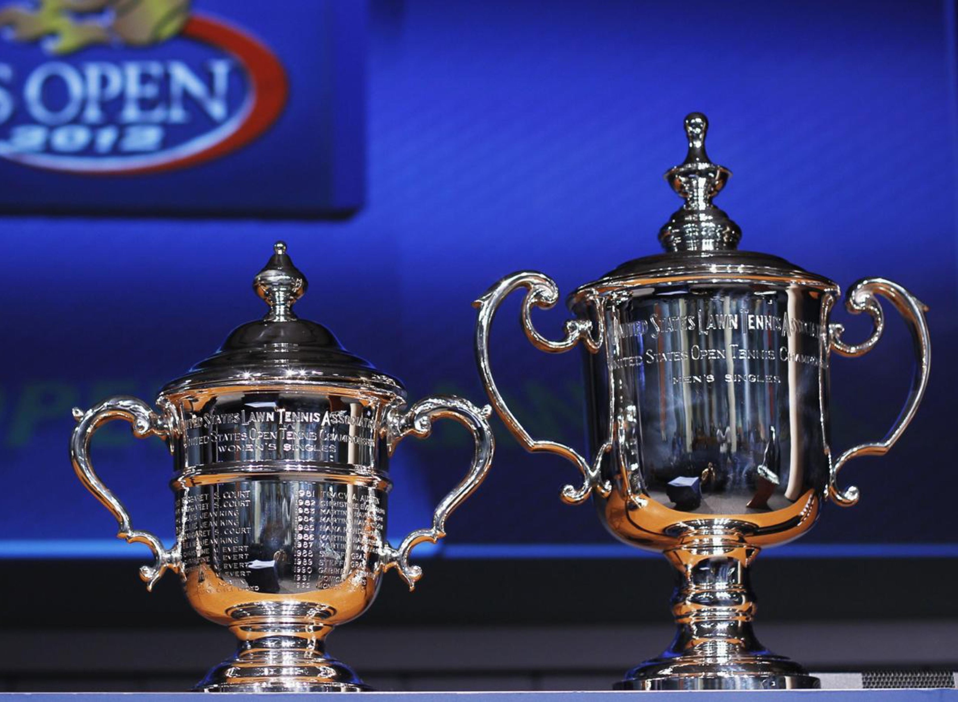 Das US Open Trophy Tennis Wallpaper 1920x1408