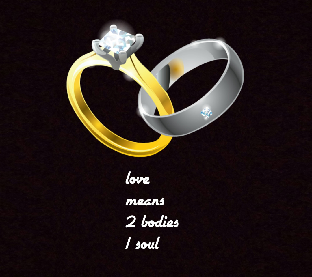 Love Rings wallpaper 1080x960