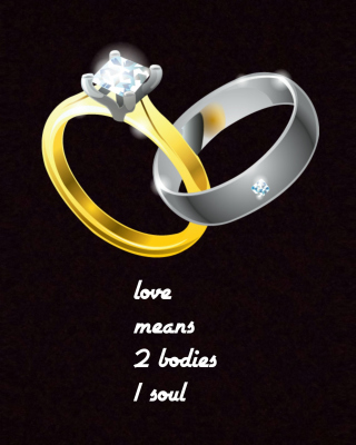 Love Rings - Obrázkek zdarma pro 132x176