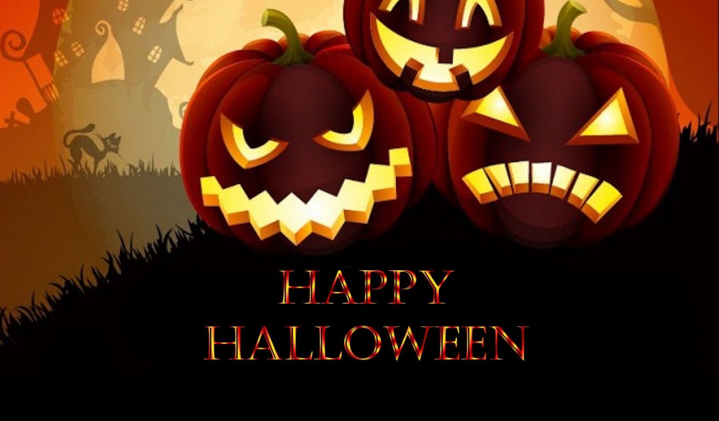 Обои Happy Halloween 1024x600