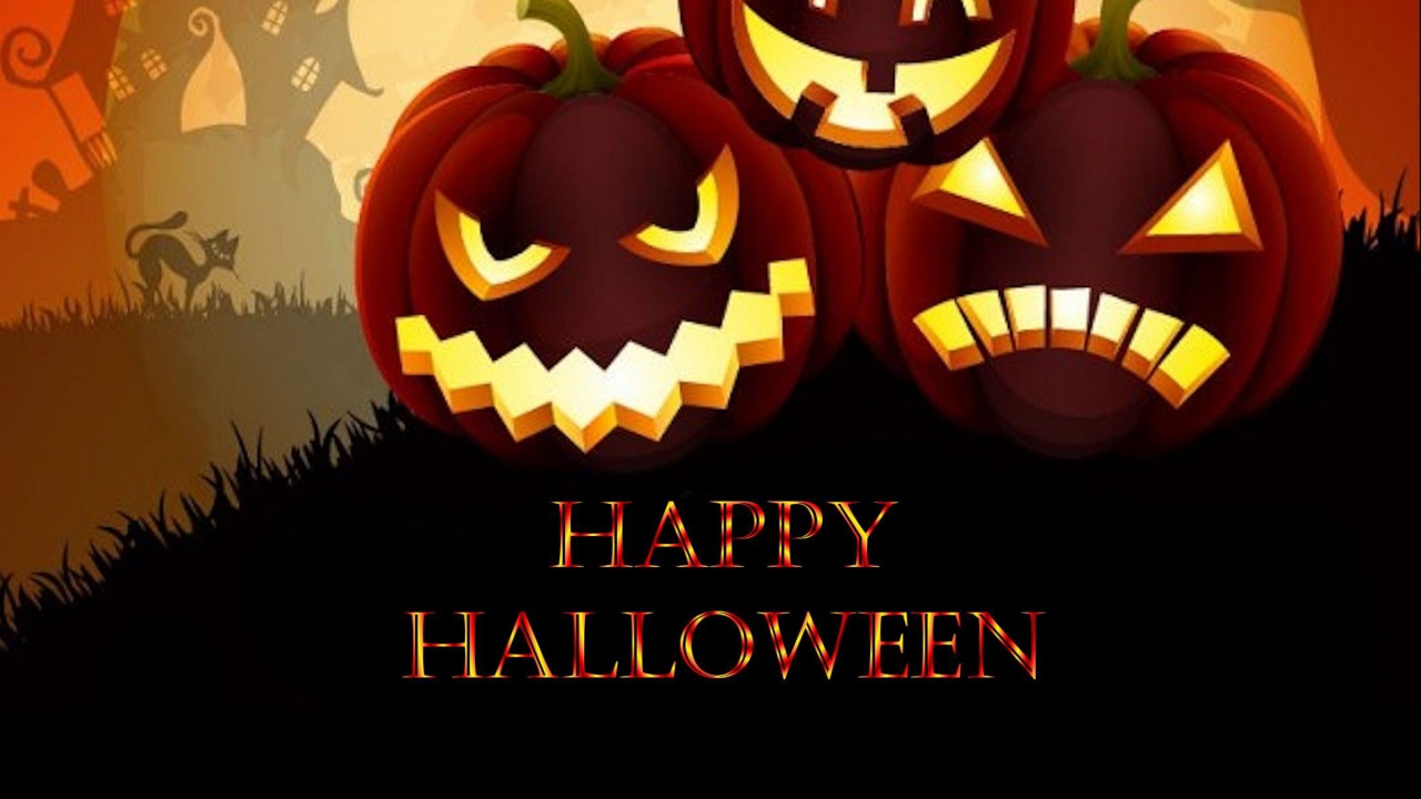 Fondo de pantalla Happy Halloween 1280x720