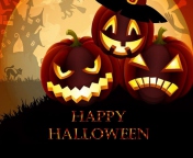 Fondo de pantalla Happy Halloween 176x144