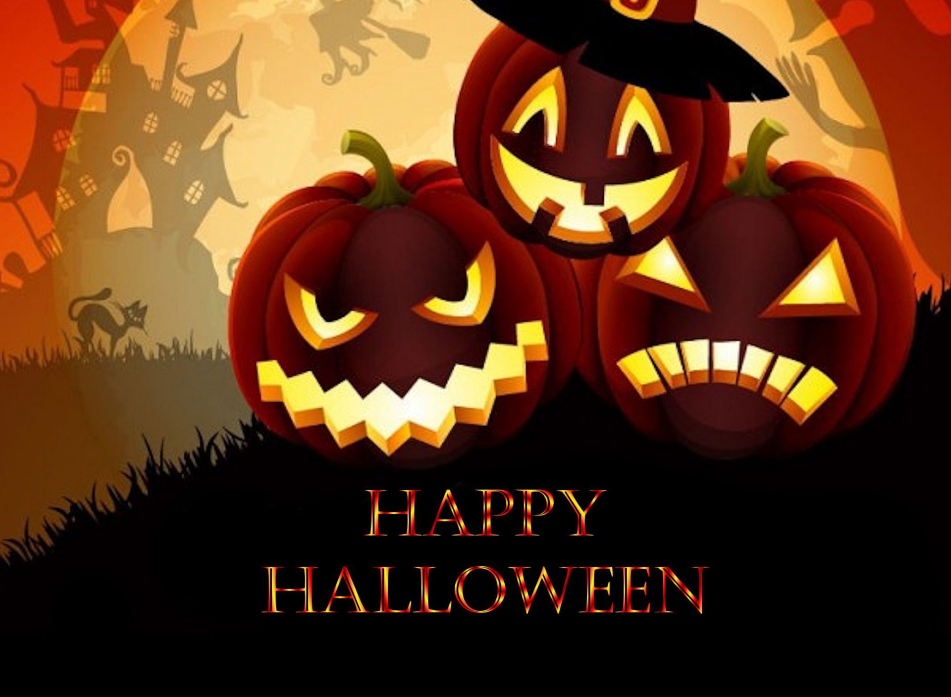 Fondo de pantalla Happy Halloween 1920x1408
