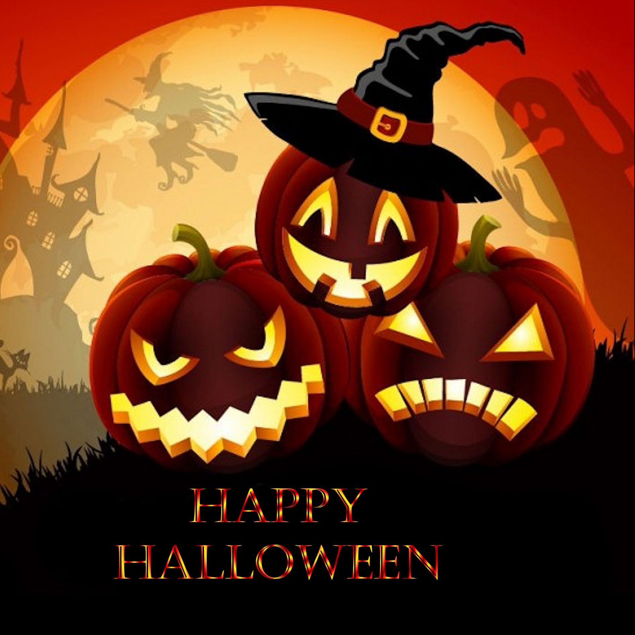 Fondo de pantalla Happy Halloween 2048x2048