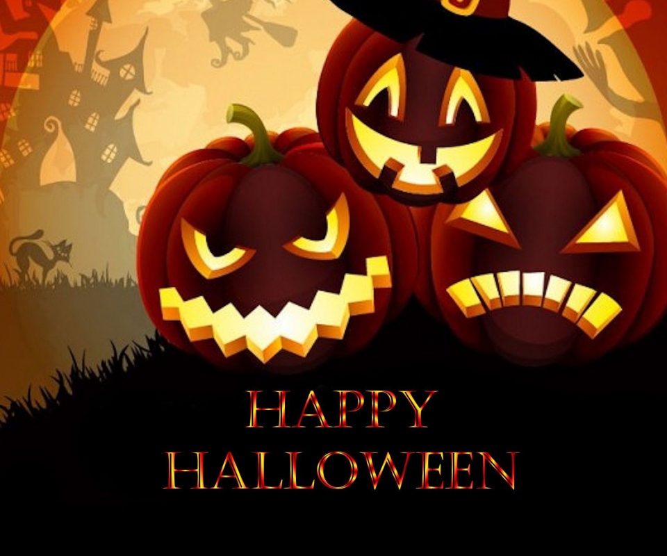 Fondo de pantalla Happy Halloween 960x800