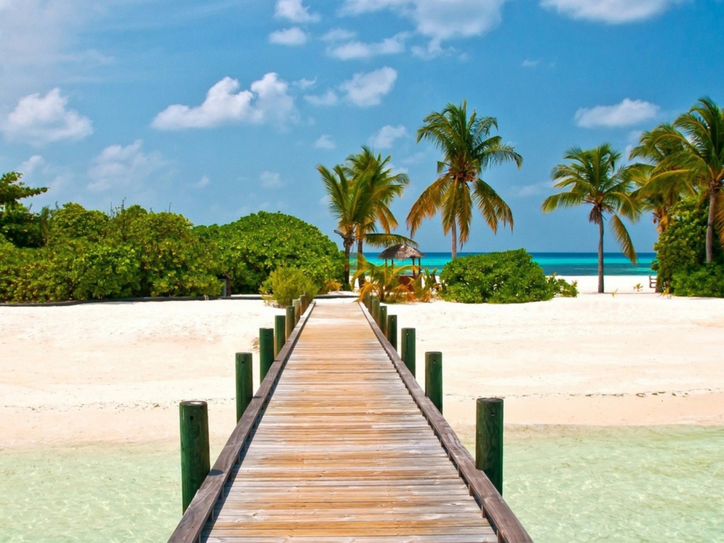 Fondo de pantalla Bahamas Paradise 1024x768