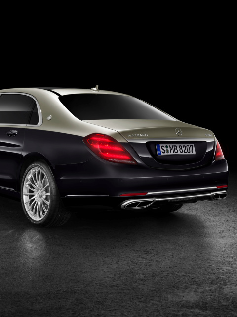 Mercedes Maybach S560 2018 wallpaper 480x640