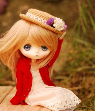Cute Doll Romantic Style - Obrázkek zdarma pro iPhone 3G