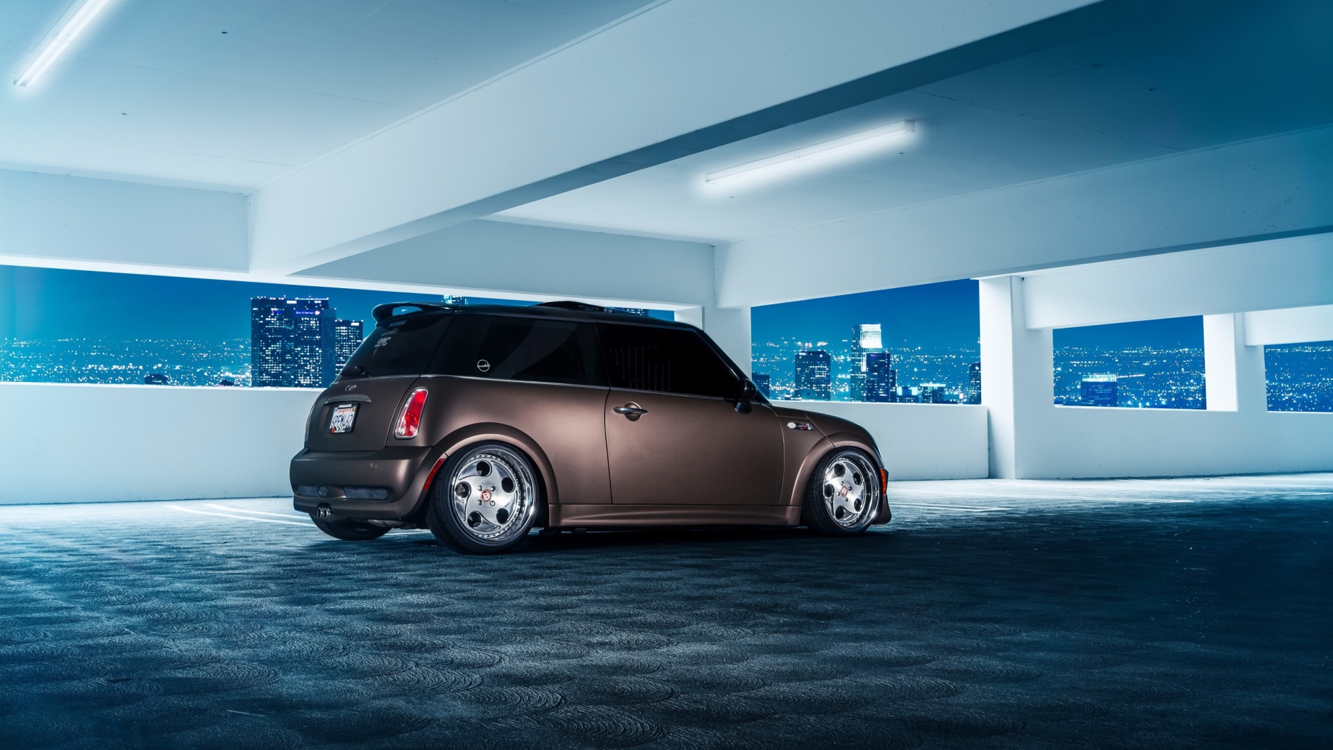 Mini Cooper Matte Black wallpaper 1920x1080