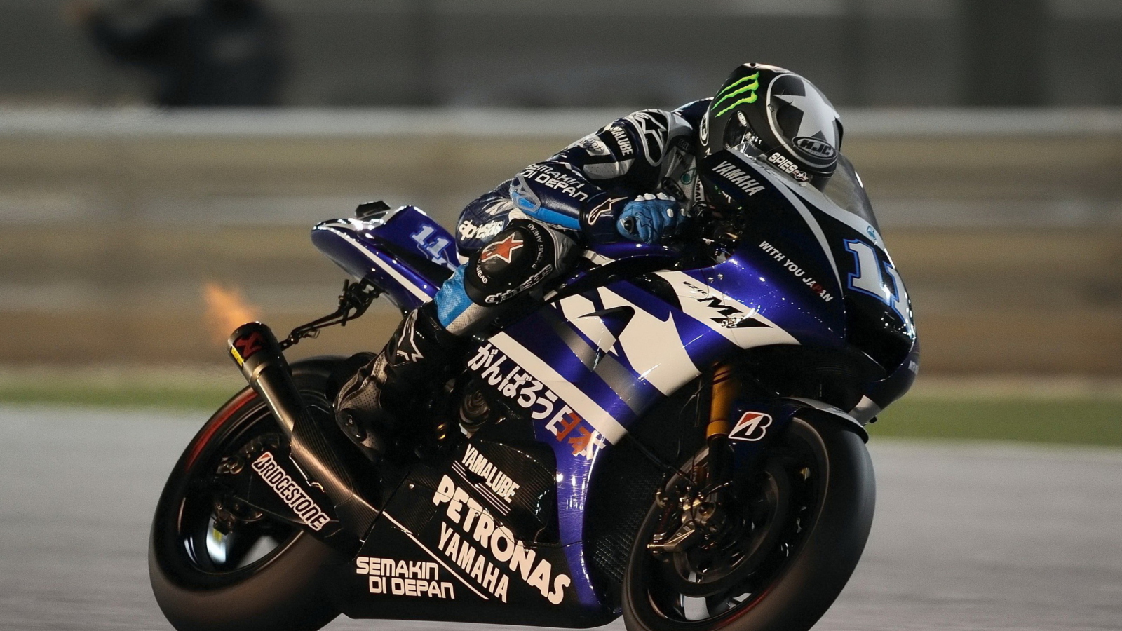 Fondo de pantalla Yamaha MotoGP 1600x900