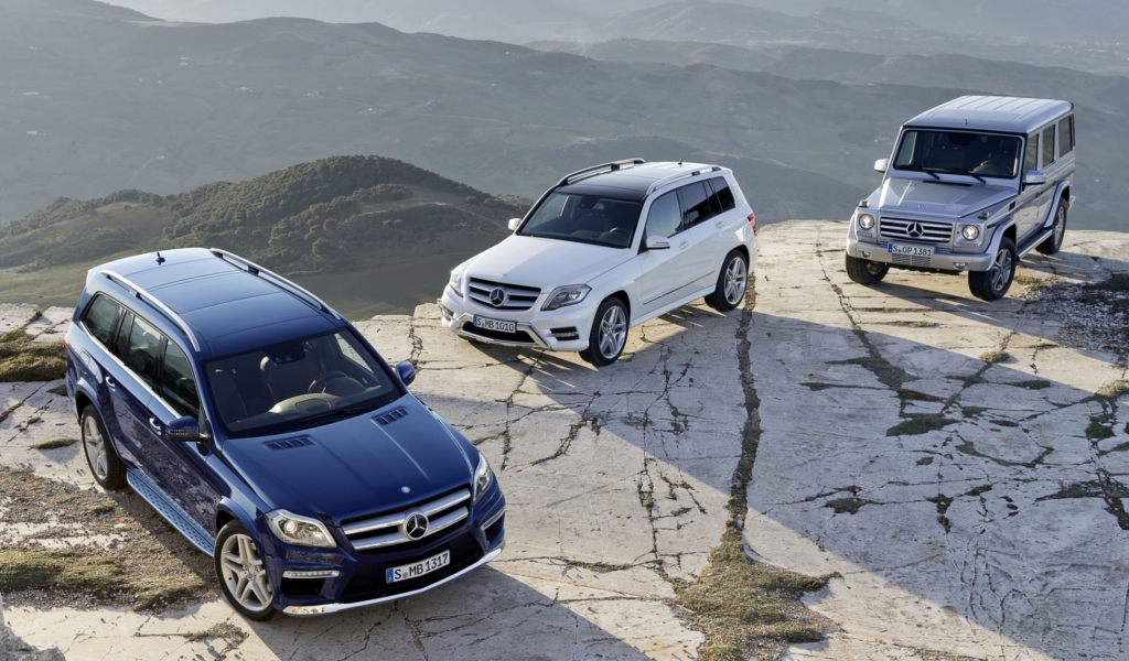 Fondo de pantalla Mercedes-Benz Luxury Cars 1024x600