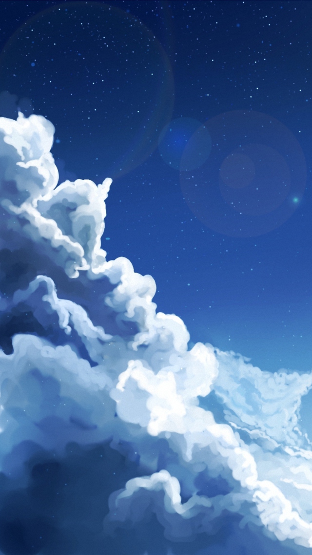 Das Sky Painting Wallpaper 640x1136