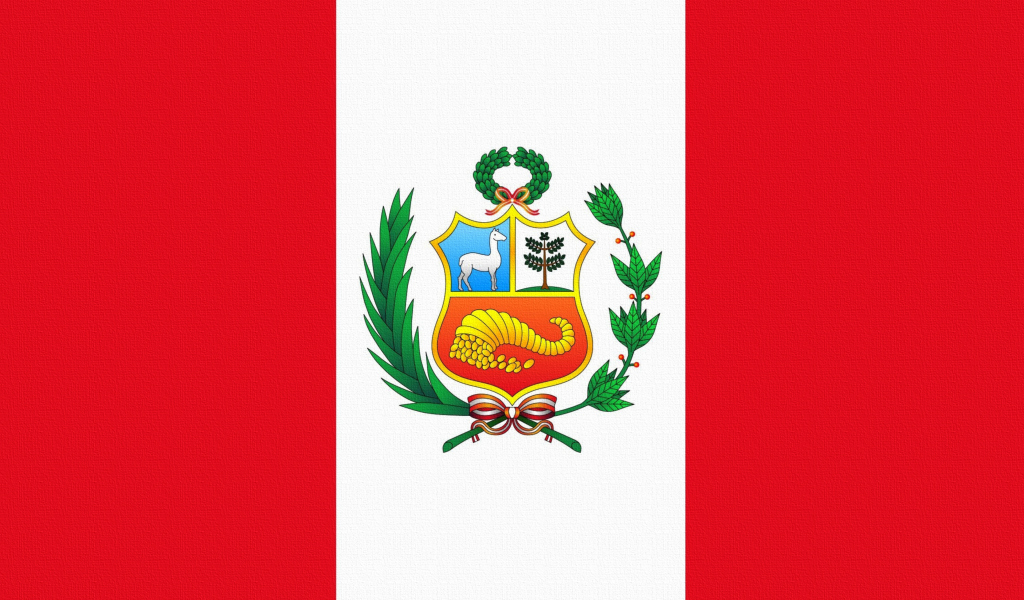 Обои Flag Of Peru 1024x600