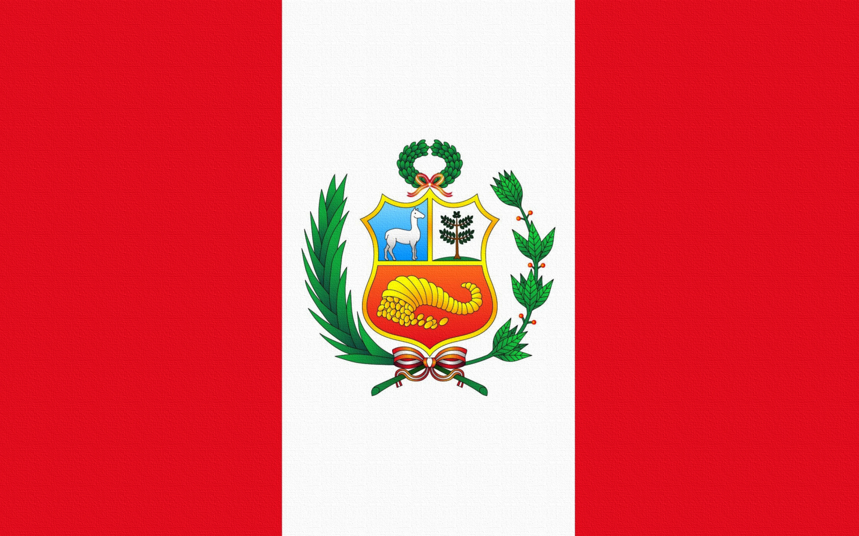 Das Flag Of Peru Wallpaper 1680x1050