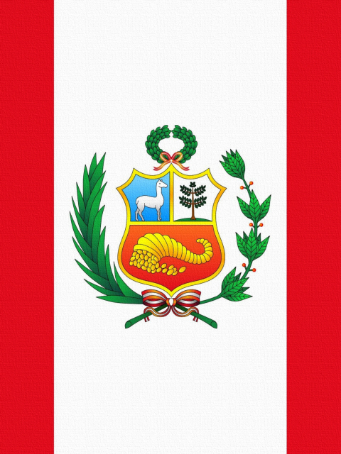 Das Flag Of Peru Wallpaper 480x640