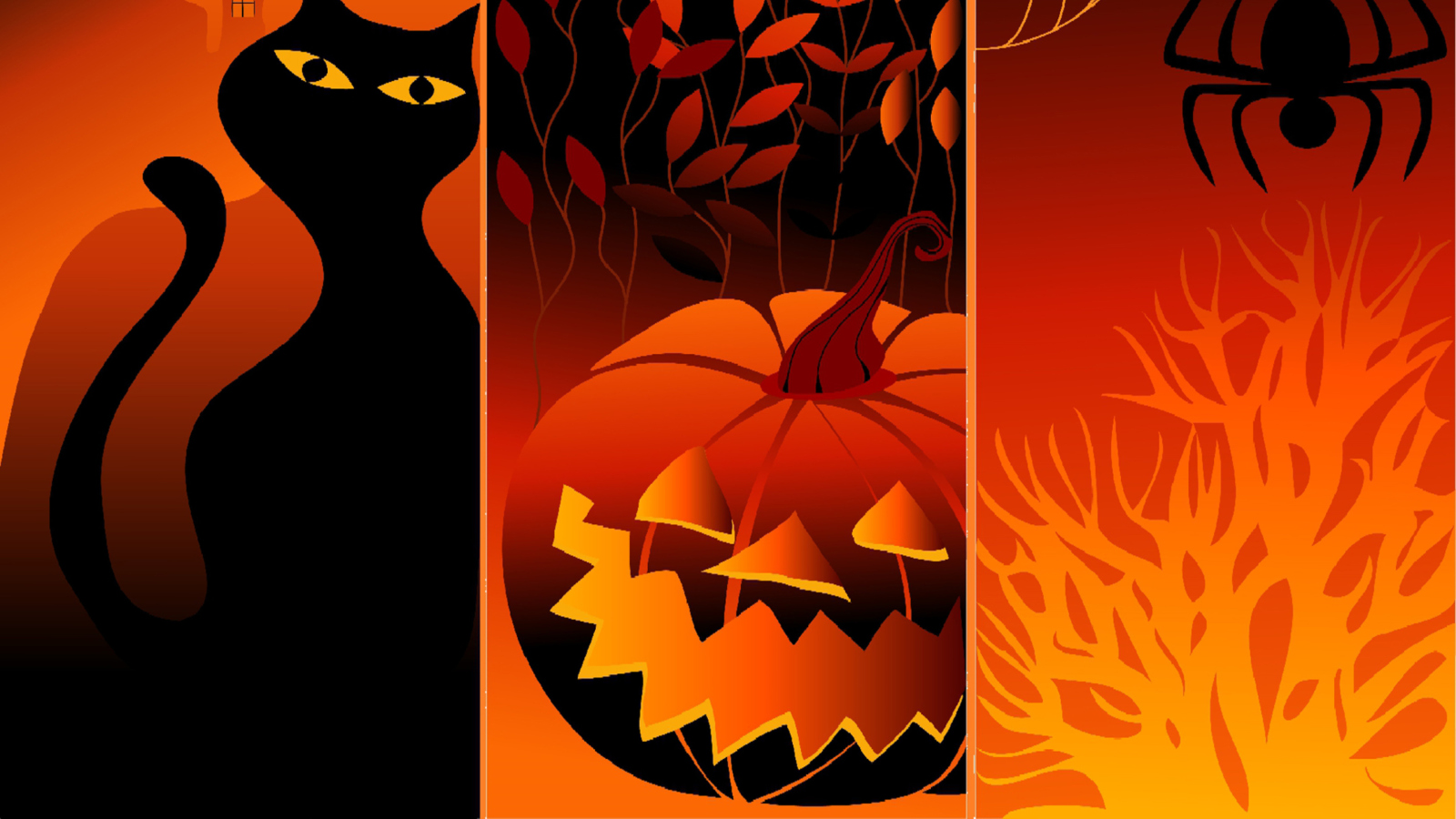 Screenshot №1 pro téma Happy Halloween 1600x900