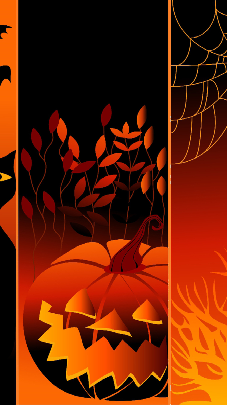 Das Happy Halloween Wallpaper 750x1334