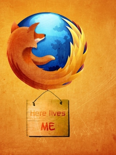 Обои Firefox - Best Web Browser 240x320