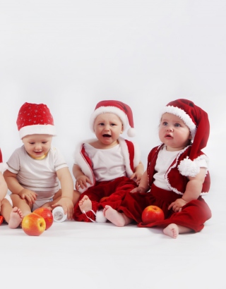 Christmas Babies - Obrázkek zdarma pro 480x640