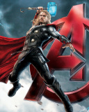 Fondo de pantalla Thor Avengers 128x160