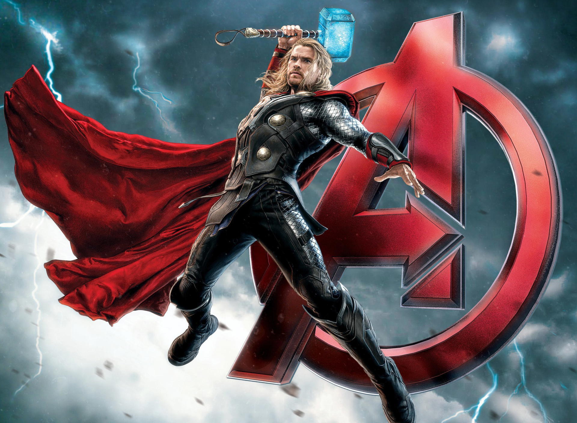 Обои Thor Avengers 1920x1408