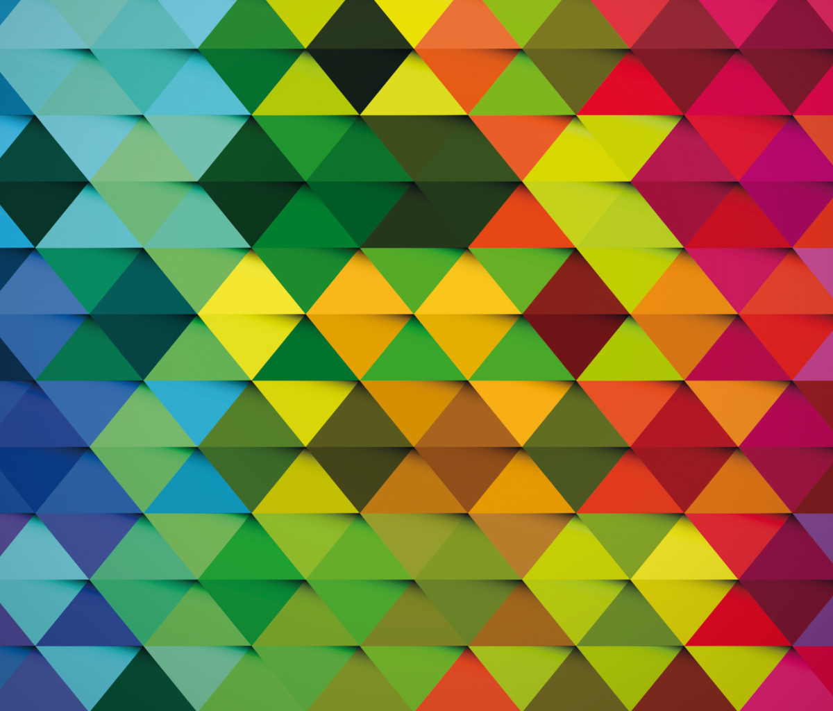 Colorful Rhombus wallpaper 1200x1024