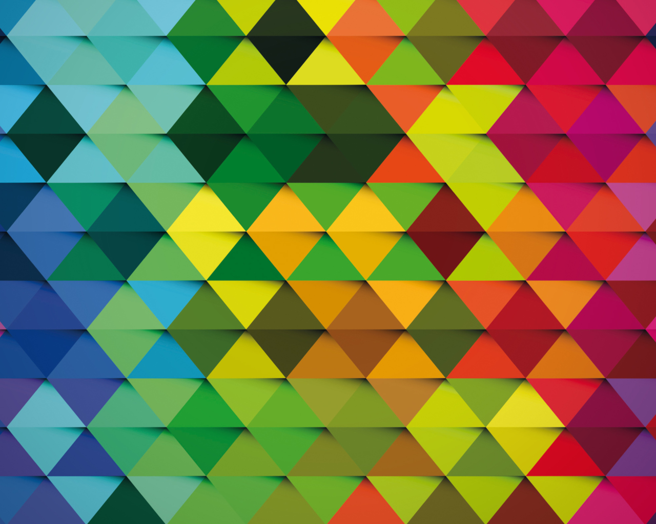 Обои Colorful Rhombus 1280x1024