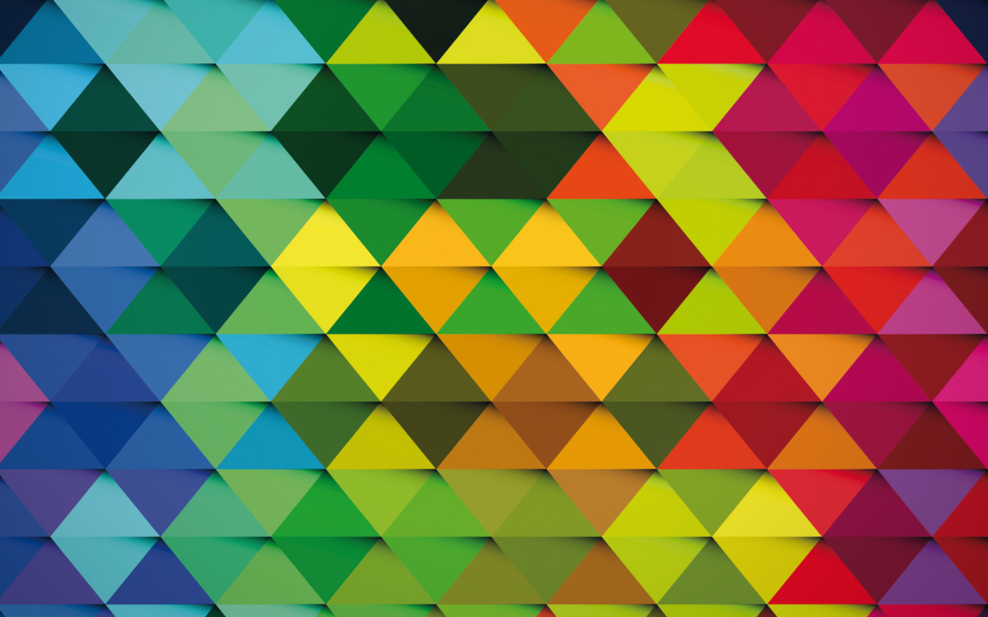 Screenshot №1 pro téma Colorful Rhombus 1440x900