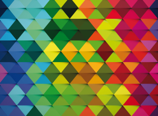 Colorful Rhombus papel de parede para celular para HTC One X